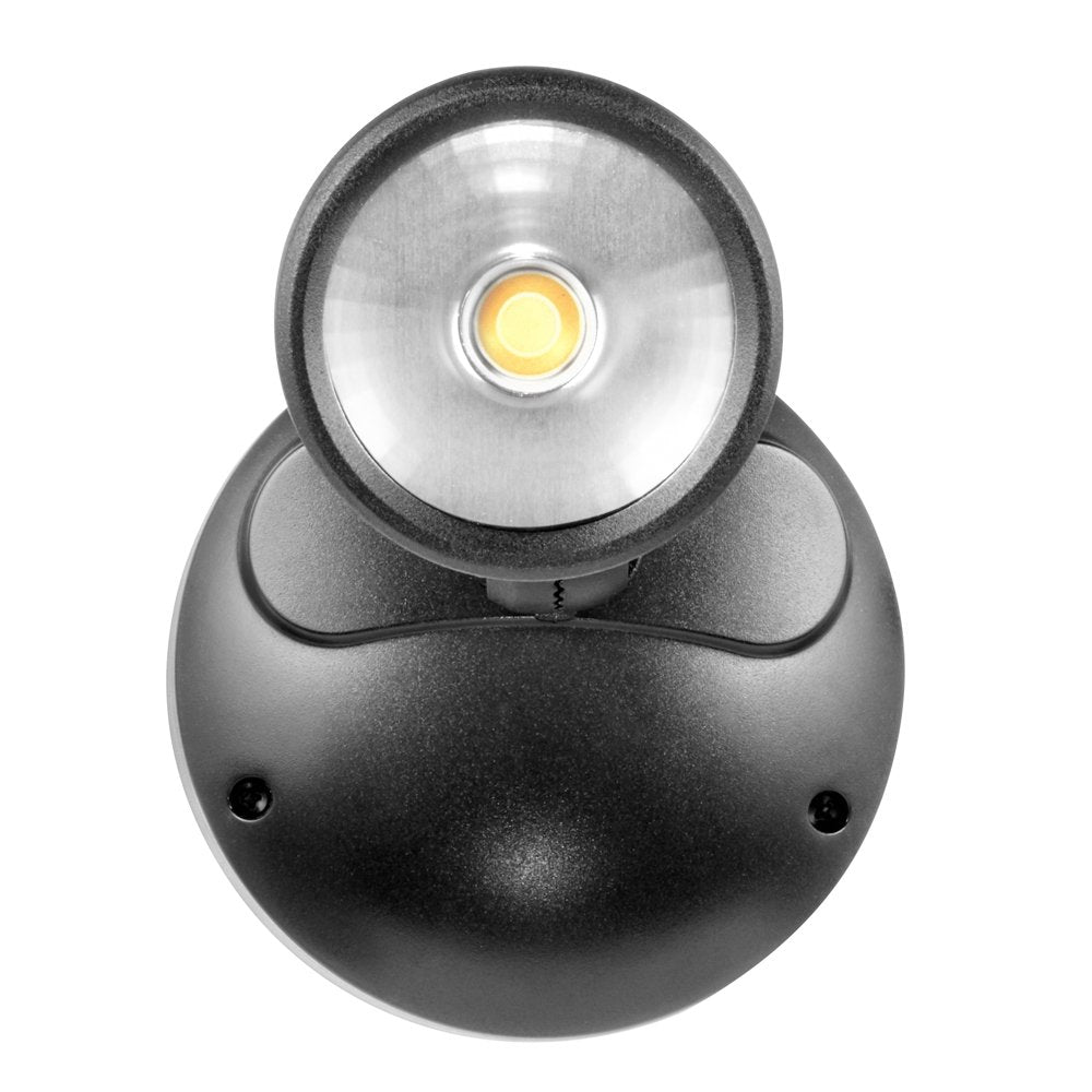 Fortress PRO LED Flood Light Outdoor IP65 Single Spot 18w Tricolour Matt Black - MLXFP3451M