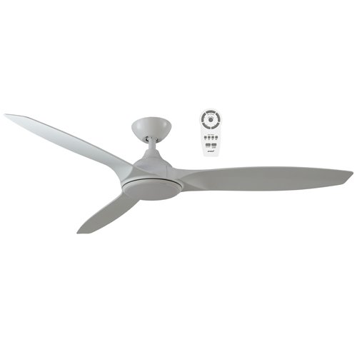 Newport 56" Ceiling Fan with CCT LED Light White Satin MNF1433WWR