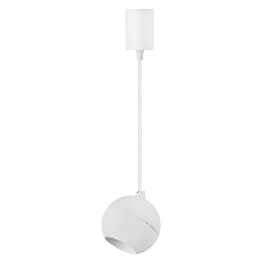 MOON LED 6/9W 240V 1.5M TRIO SPOT PENDANT IP20 WHITE 22777