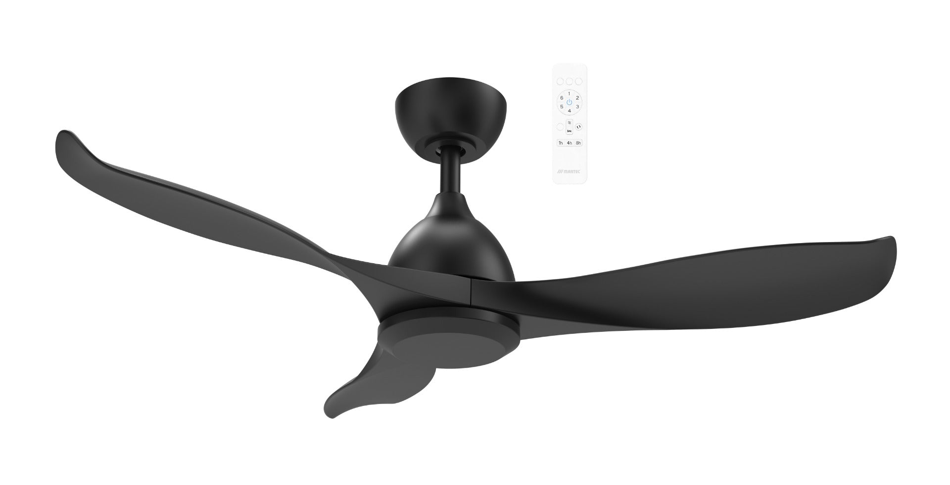 Scorpion DC 52" Smart WIFI Ceiling Fan Matt Black MSDC133M