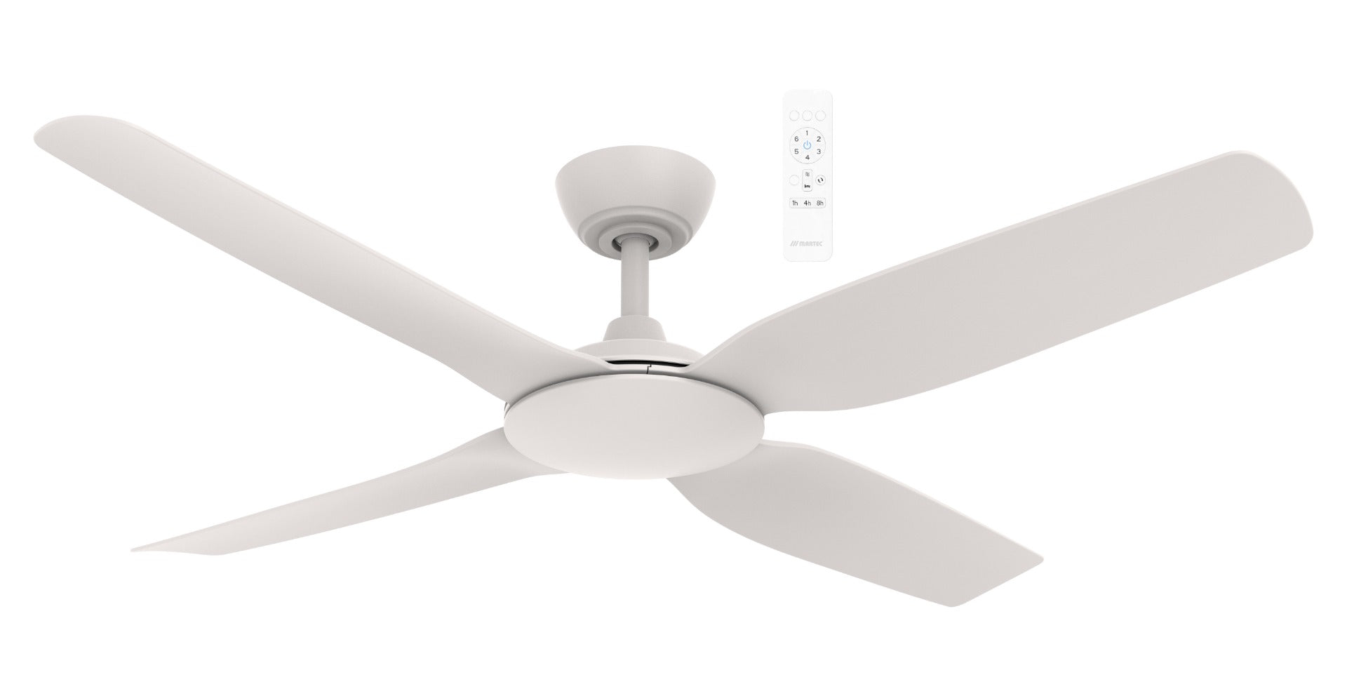 Viper DC 52" Smart WIFI Ceiling Fan Matt White MVDC134W