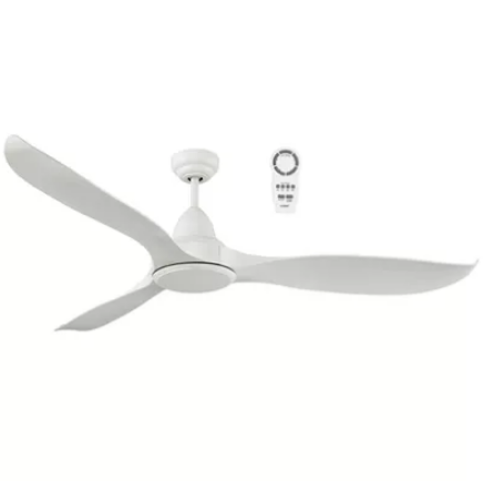 Wave 60" Ceiling Fan White Satin MWF163WSR