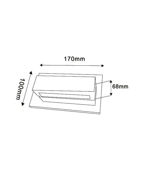 WALL INTERNAL S/M CITY LED S/Nickel NEW YORK ClA Lighting