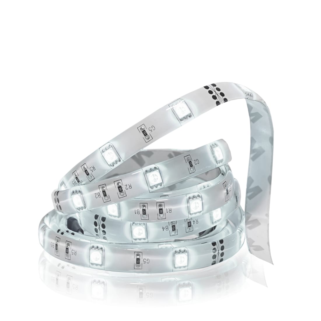 LED 10M STRIP LIGHT, INC DRIVER WITH FLEX & PLUG, IP44, 3000K WARM WHITE - 19530