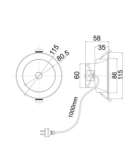 NOVATRIS LED Tri-CCT Motion Sensor Recessed Downlight NOVATRIS
