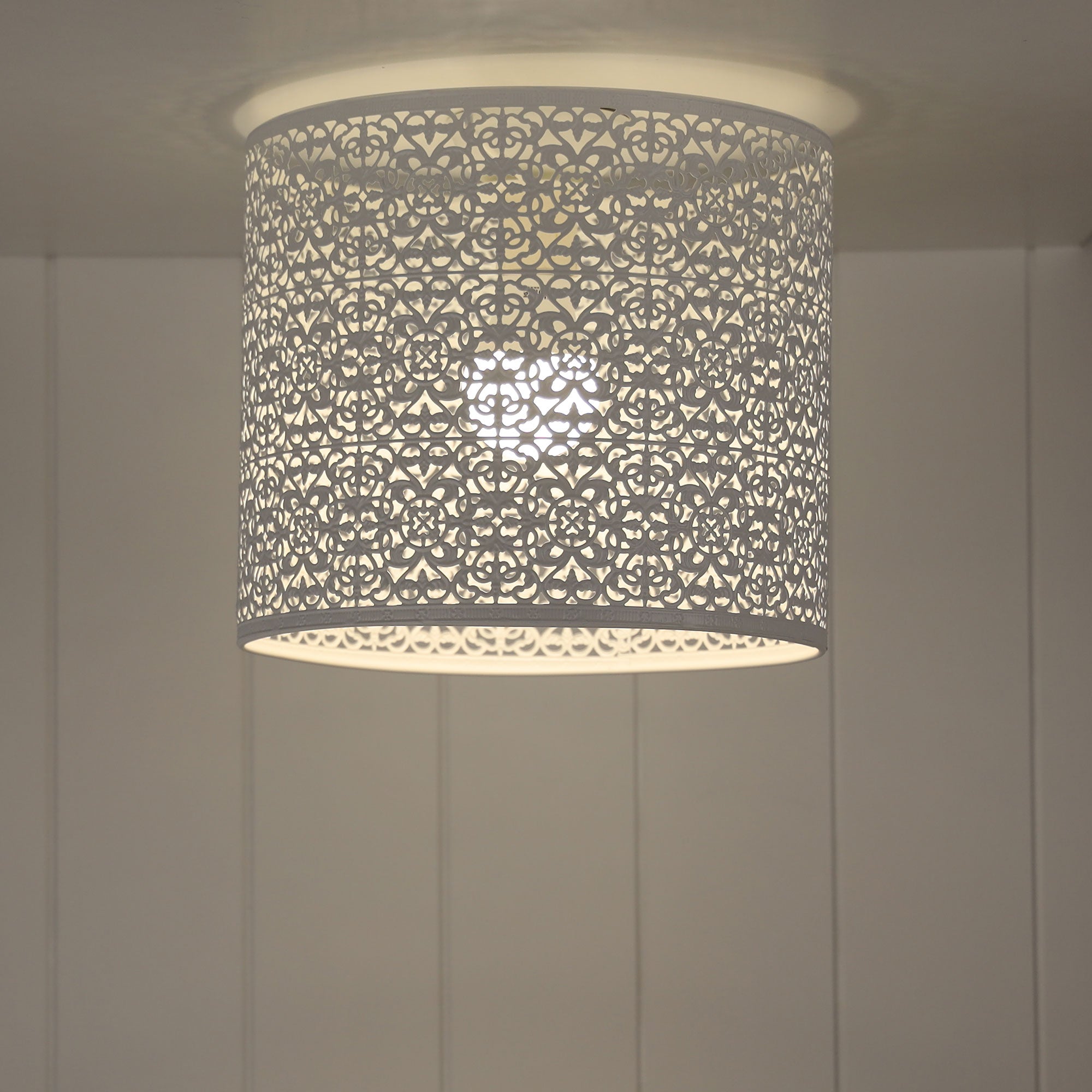 BURSA.27 DIY WHITE METAL SHADE B22 - OL2267WH