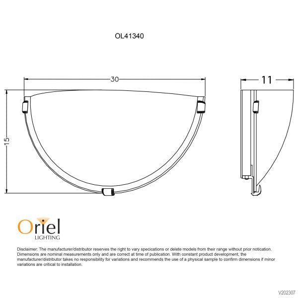 REMO 30cm UPLIGHTER ALABASTER/ WHITE