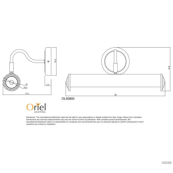 ORBIS.30 CTS CEILING LIGHT WHITE OL49861/30WH