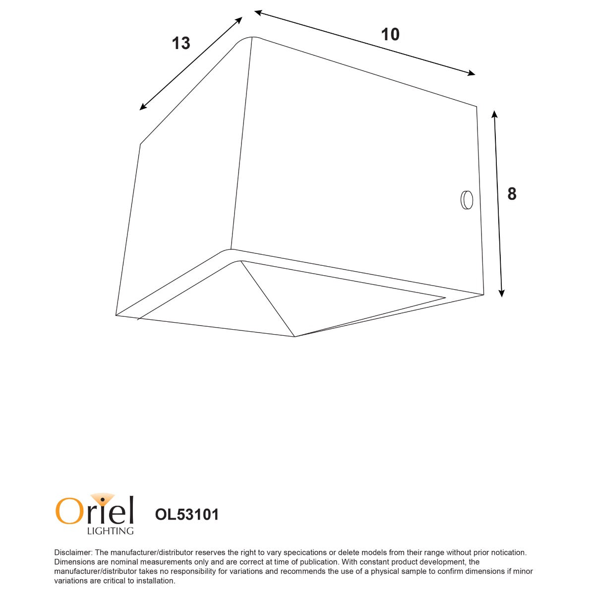 VIDAR LED UP/DOWN WALL LIGHT NATURAL OL53101