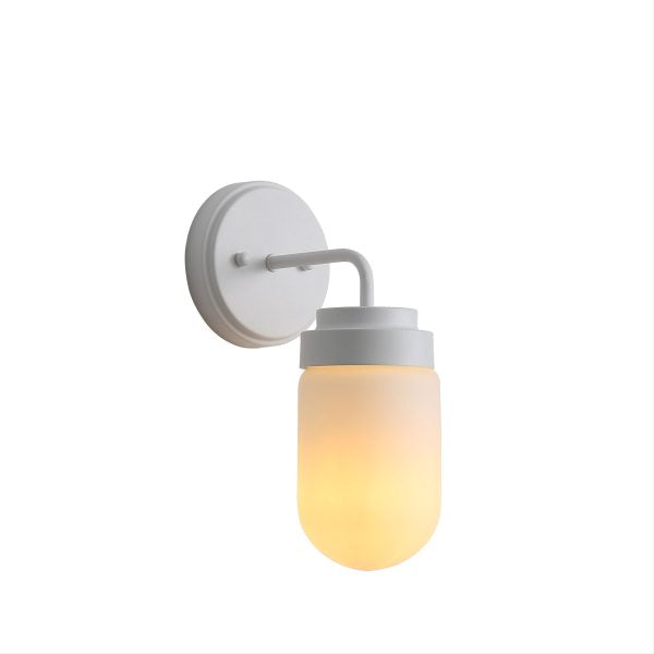 DUNBURN WALL LIGHT WHITE/OPAL OL54191WH