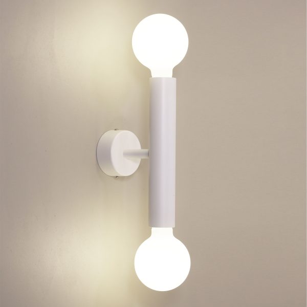 TOLI TWIN WALL LIGHT WHITE OL54402WH