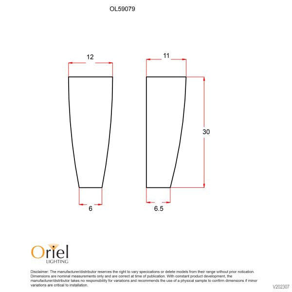 NOVA WALL LIGHT OPAL MATT / CHROME E27 - OL59079CH