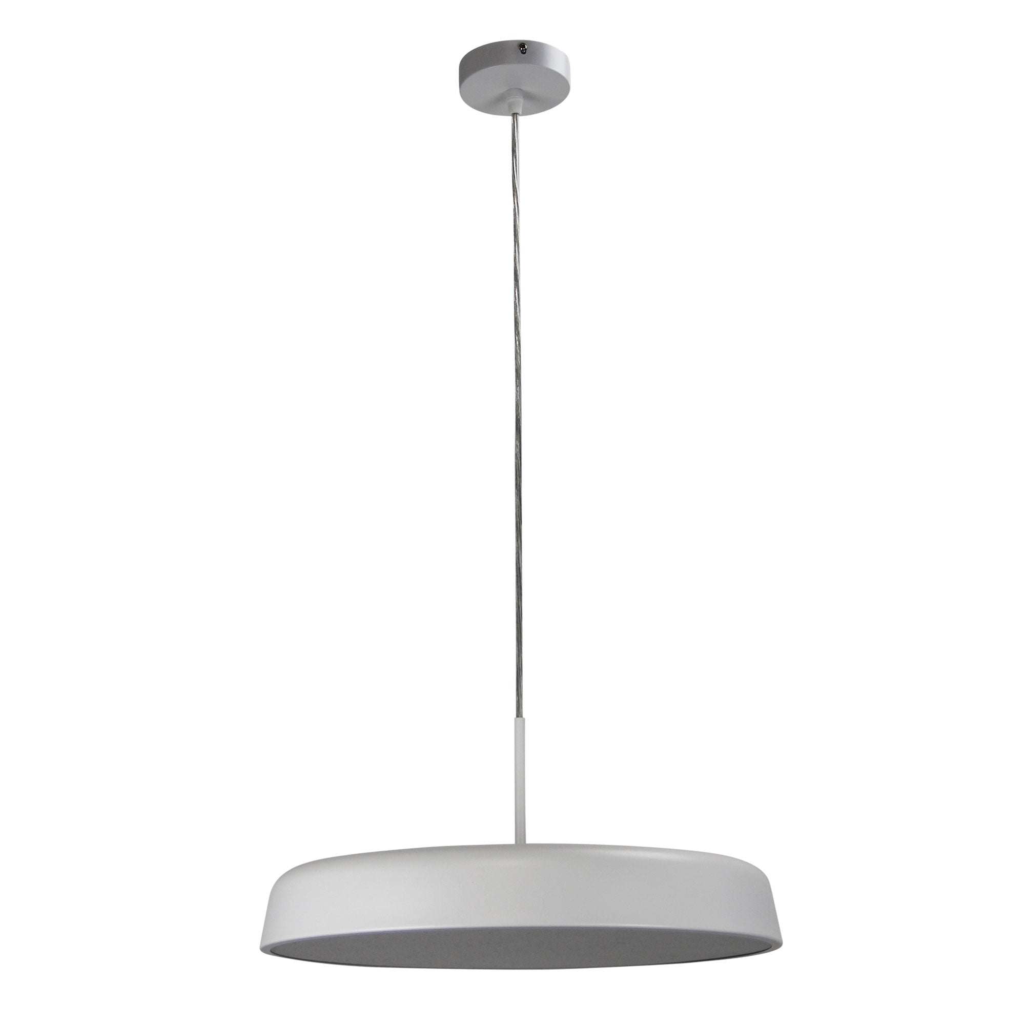 MADISON.42 CCT LED WHITE SINGLE PENDANT - OL60451/42WH