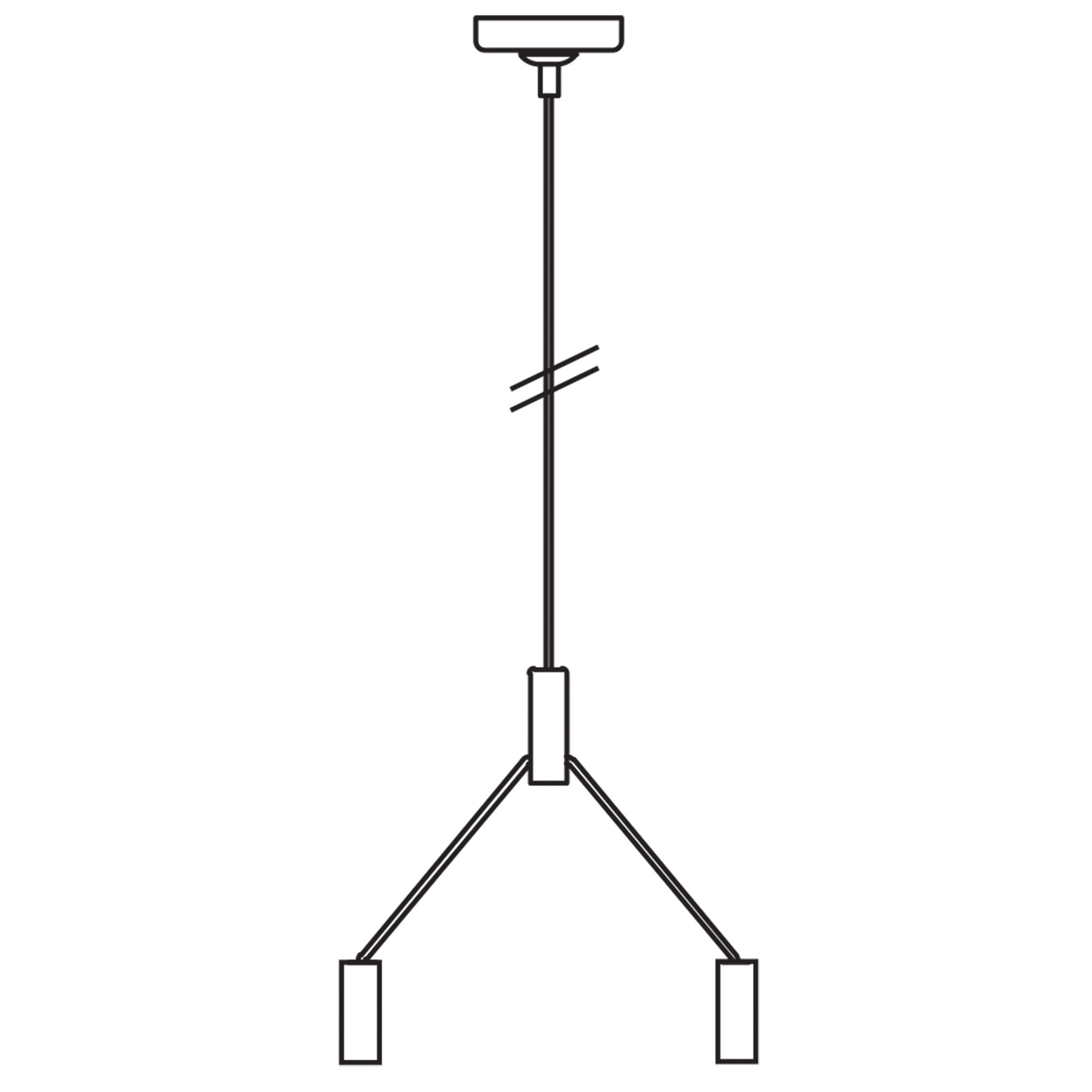 VANA SUSPENSION KIT - WHITE & CHROME - OL60775WH