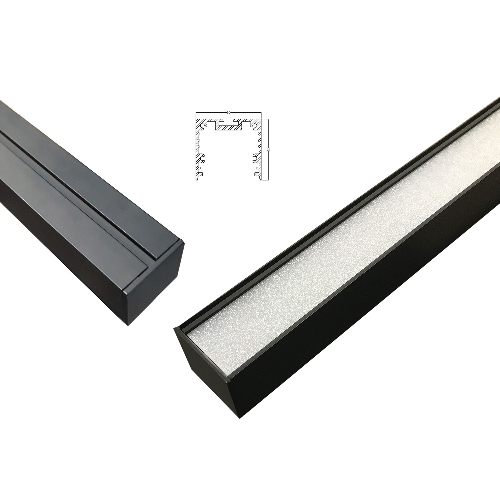 SHARD.1800 LED PENDANT BLACK - OL60795/1800BK