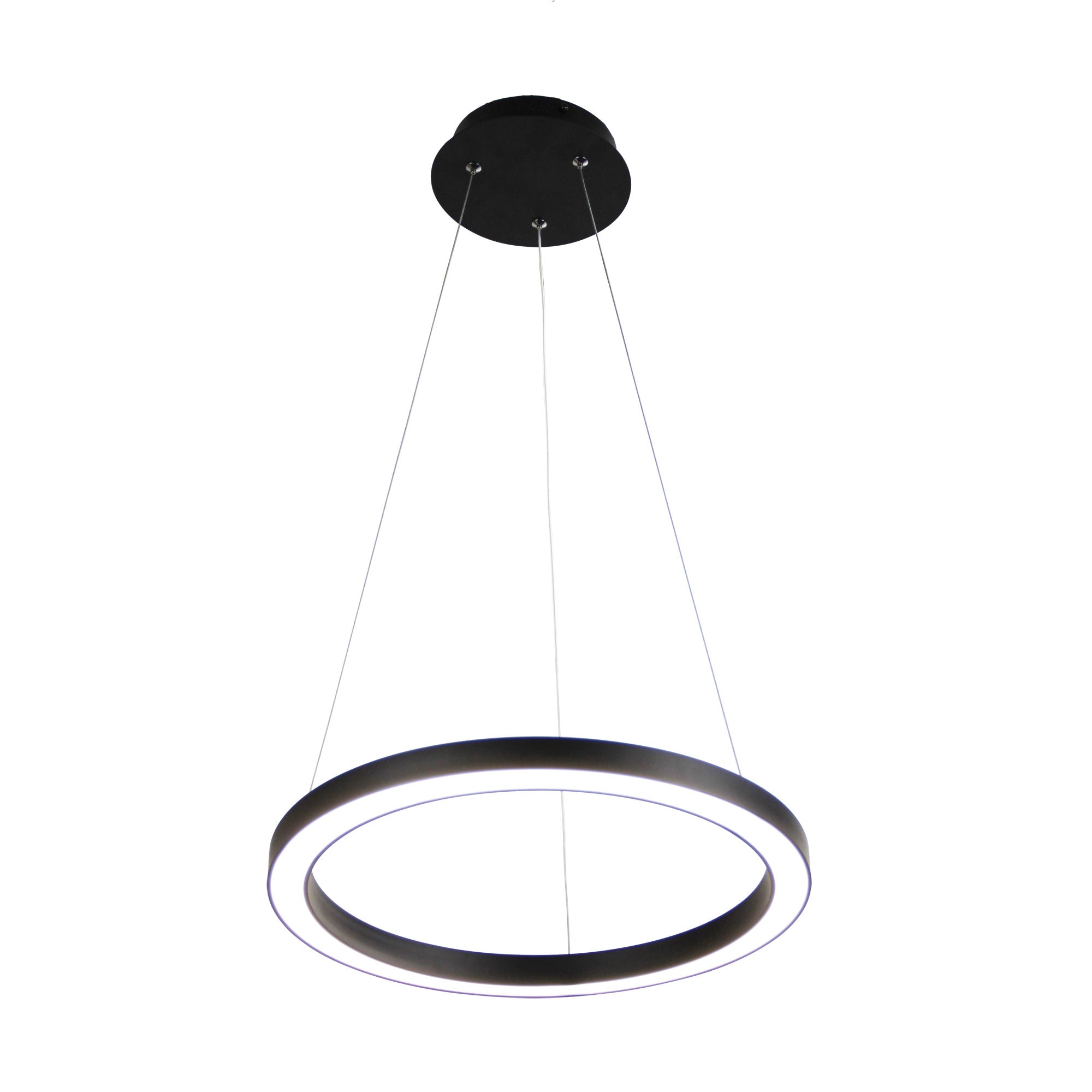 NEBULA 40CM LED RING PENDANT BLACK - OL60914/40BK