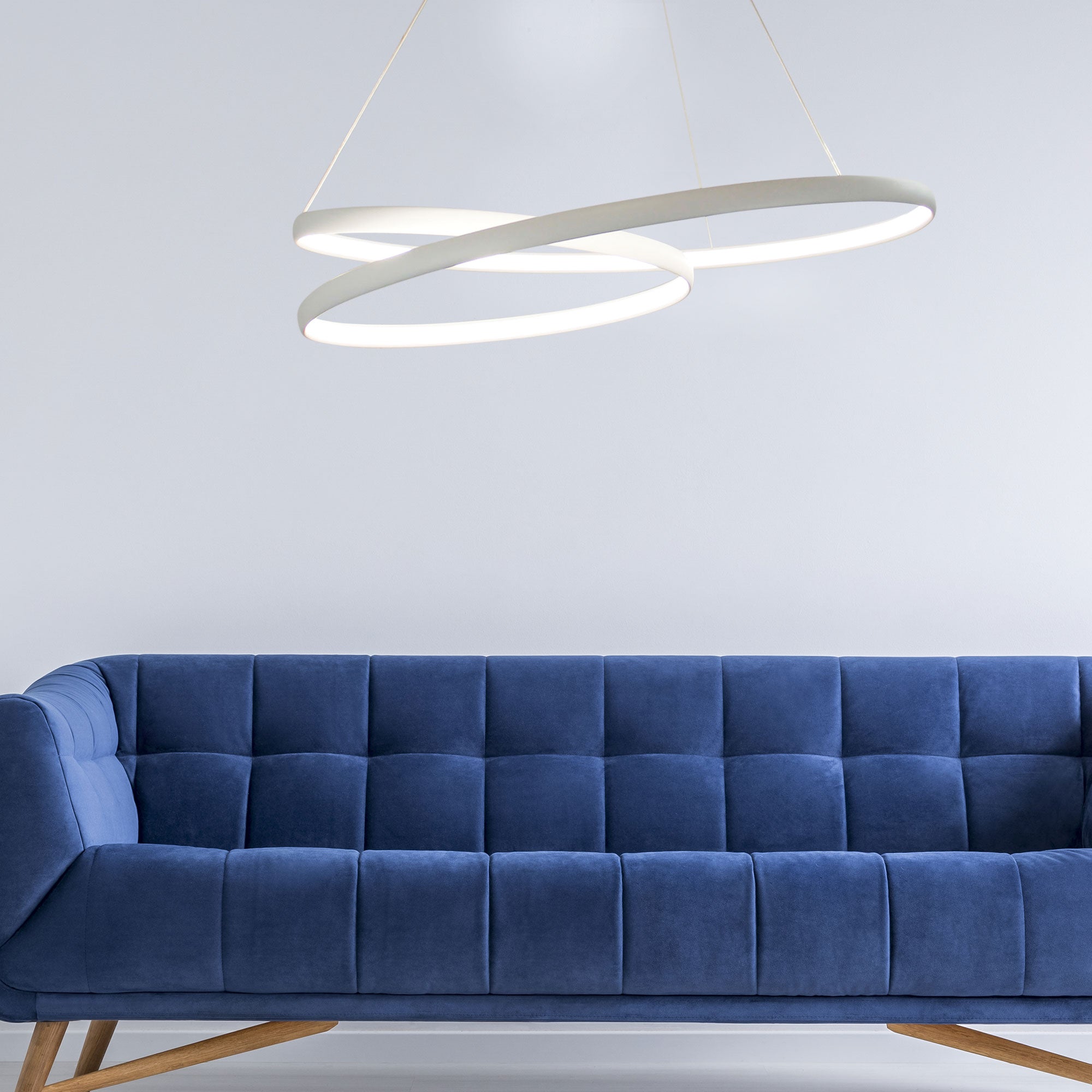 INFINITY LED SPIRAL PENDANT WHITE - OL60954/80WH