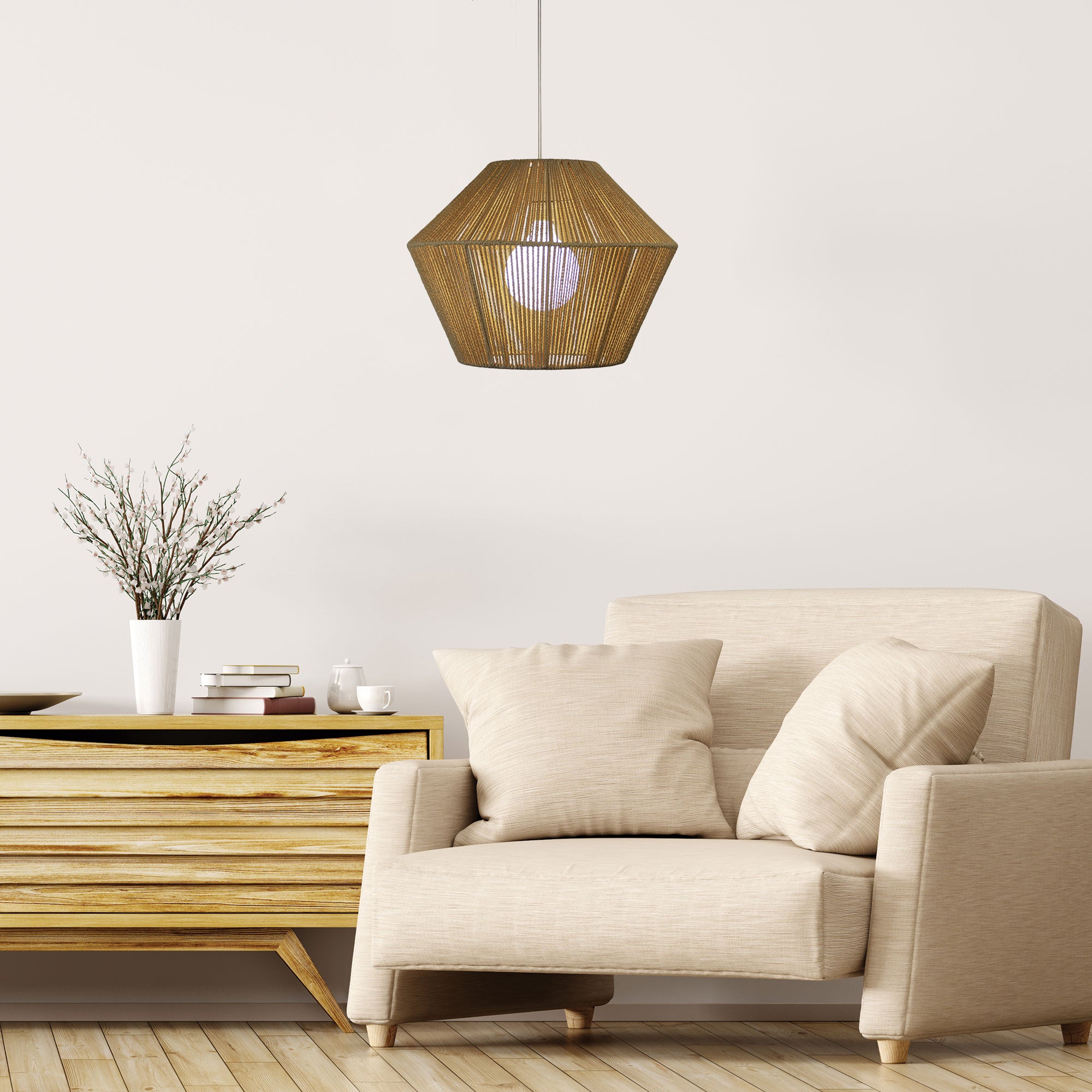 PADANG.45 STRING SHADE ONLY E27 - OL64485/45