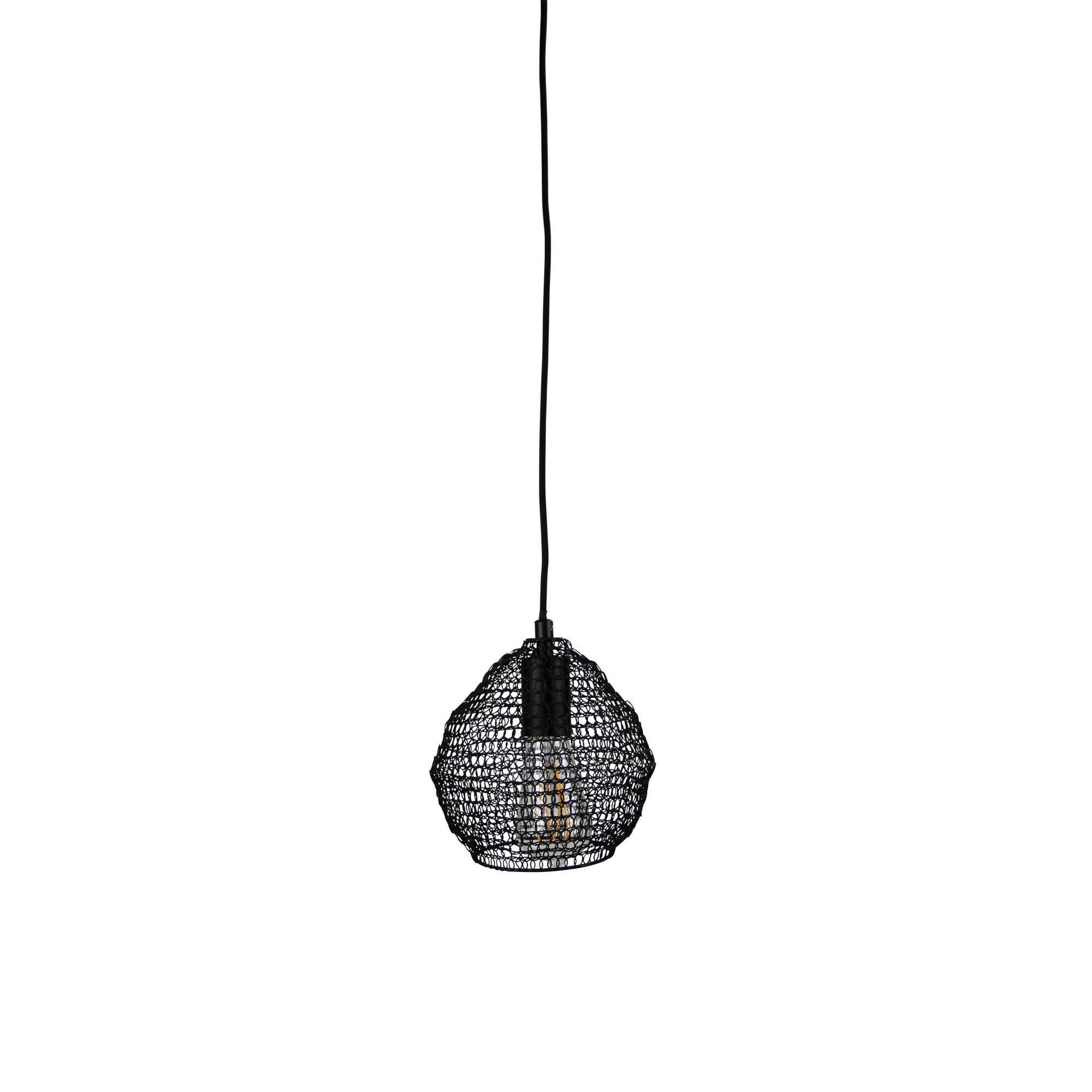 MUDAG.20 SMALL MESH PENDANT BLACK - OL64521BK