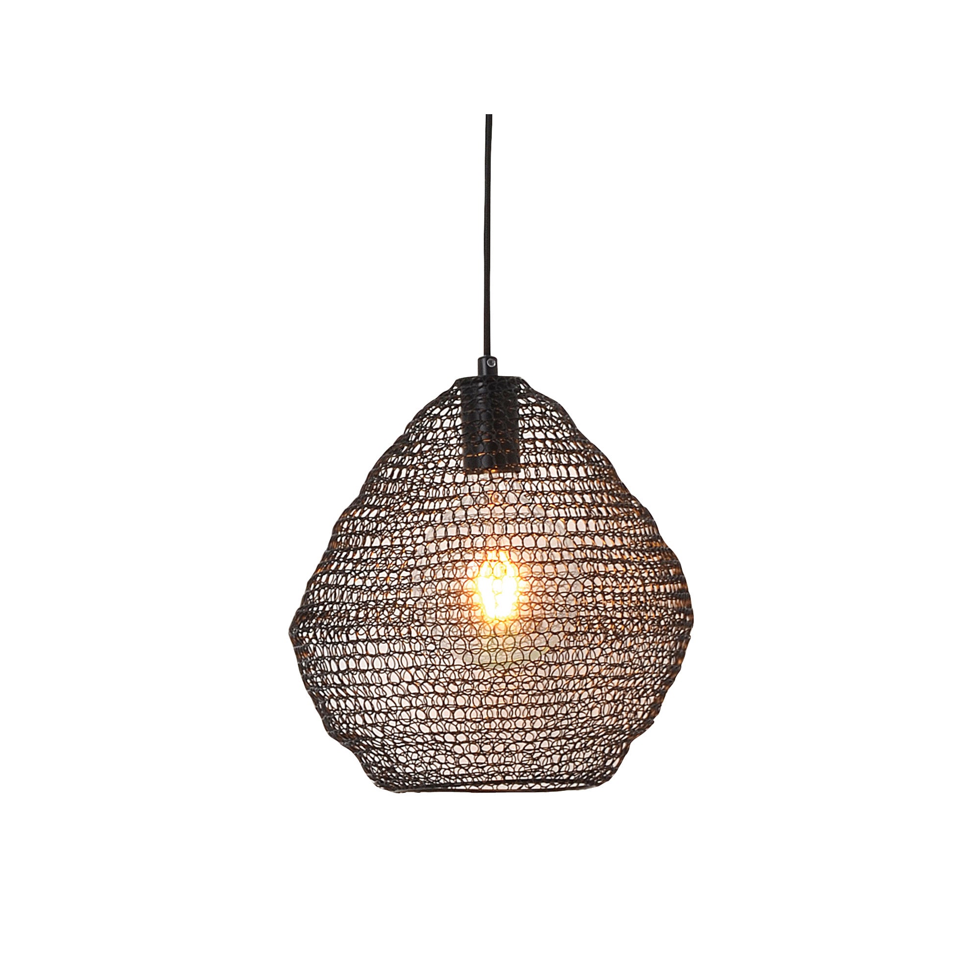 MUDAG.30 MEDIUM MESH PENDANT BLACK - OL64522BK
