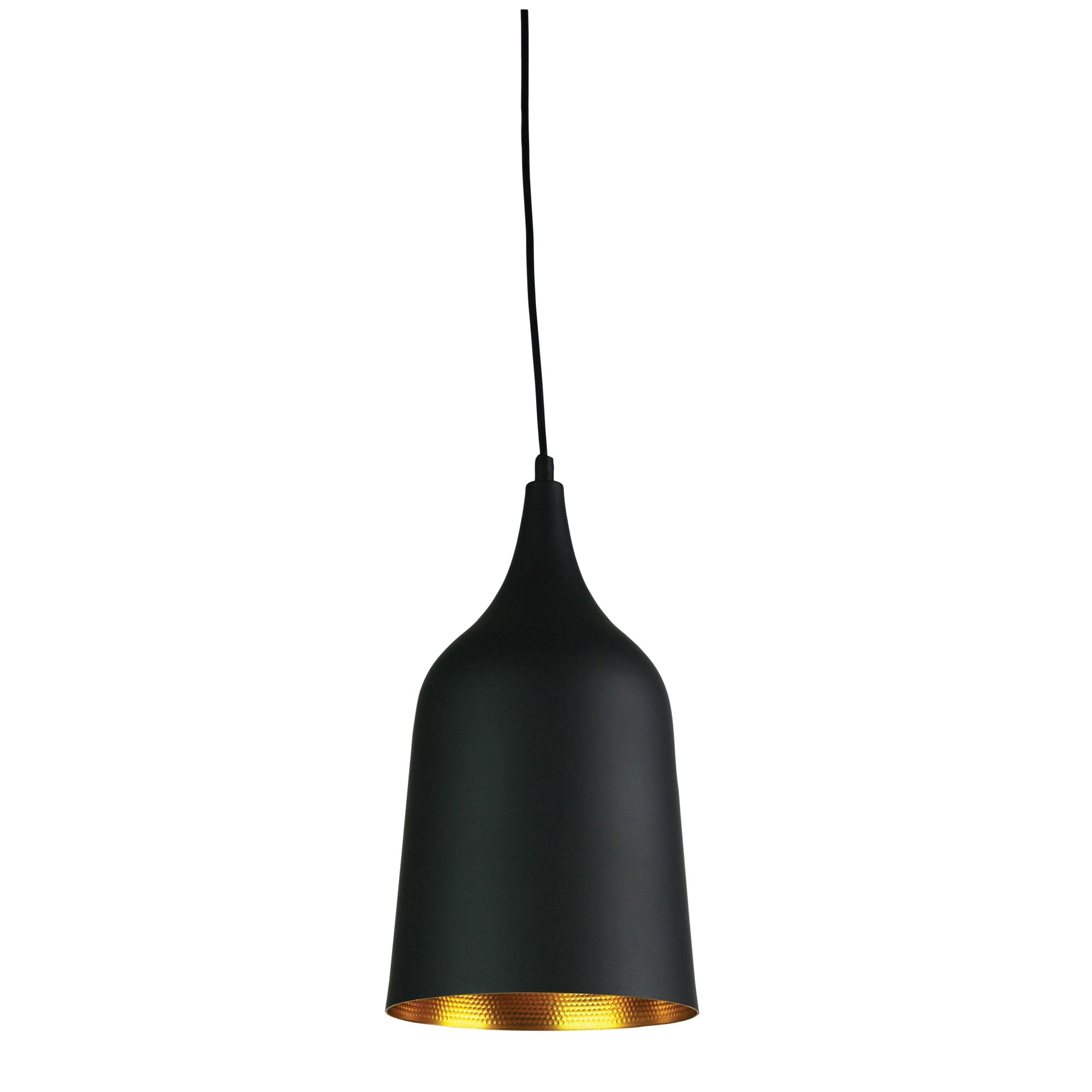 PLATO Black Contemporary Urban Pendant - OL67421BK