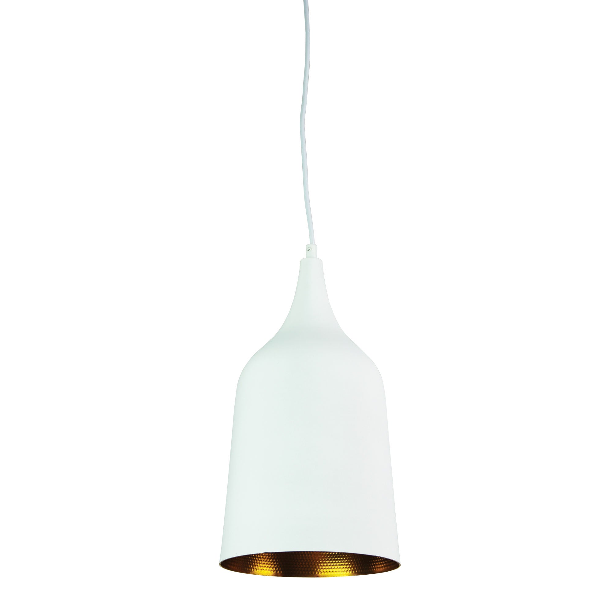 PLATO White Contemporary Urban Pendant - OL67421WH