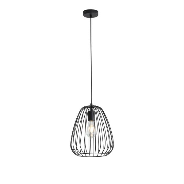 PERA.27 SINGLE PENDANT BLACK OL68778/27BK
