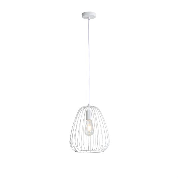 PERA.27 SINGLE PENDANT WHITE OL68778/27WH
