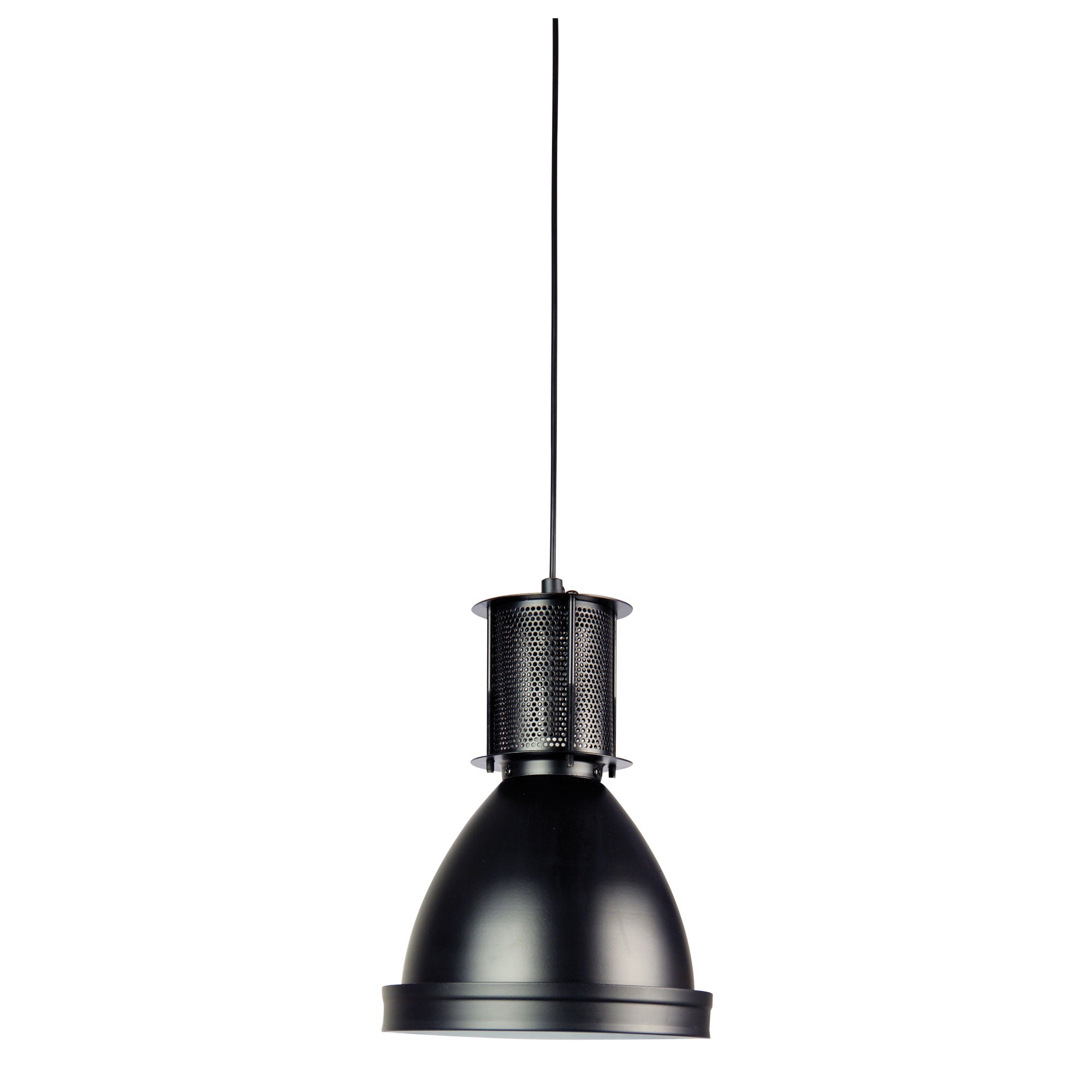 BAY 19 INDUSTRIAL SINGLE PENDANT BLACK - OL69265/19BK
