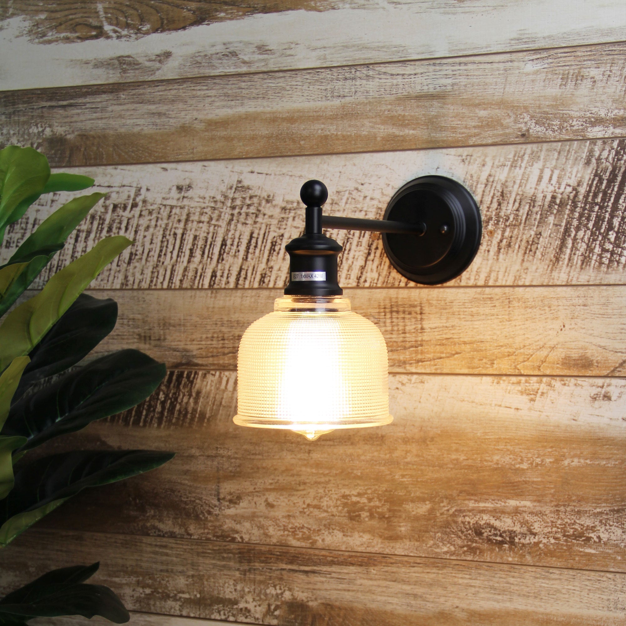 BOULTON VINTAGE WALL LIGHT BLACK - OL69373BK