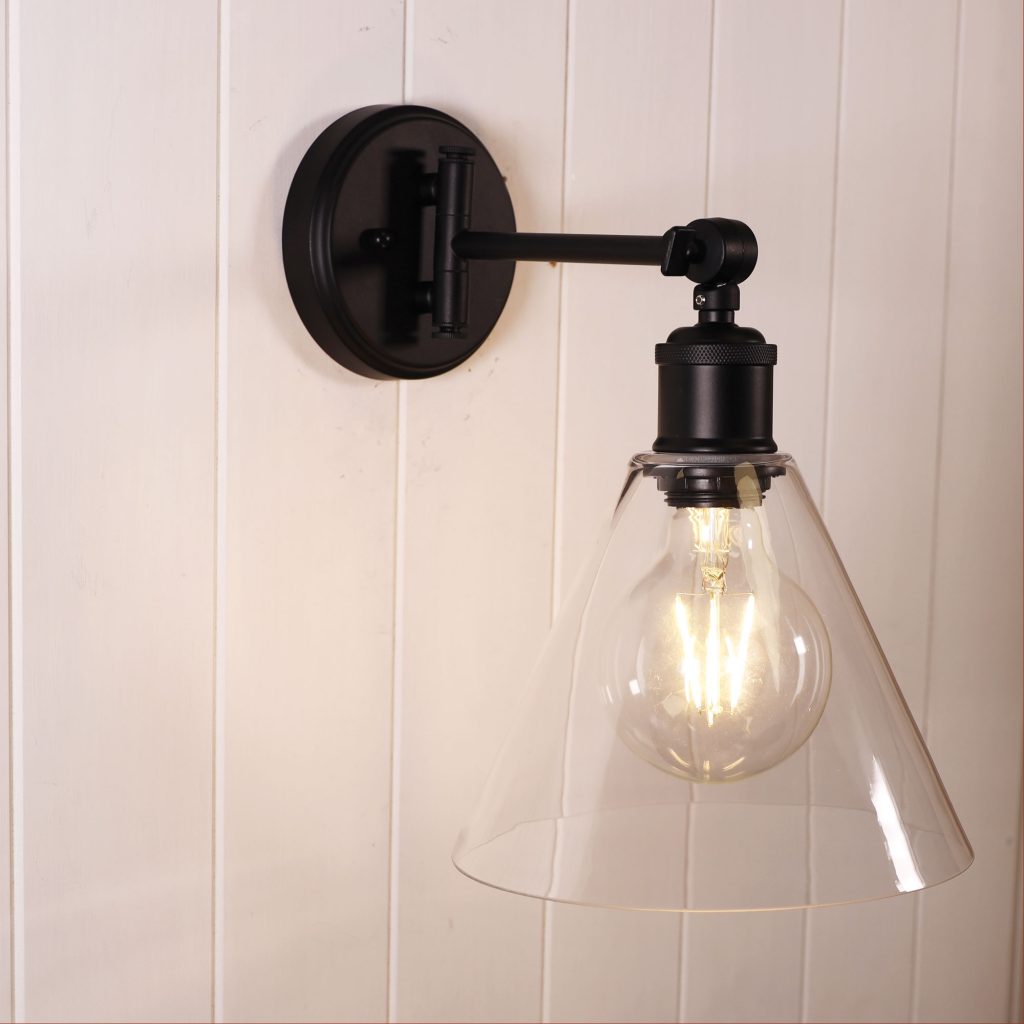 HOPLEY WALL LIGHT SATIN BRASS WITH OPAL MATT GLASS OL69481BK