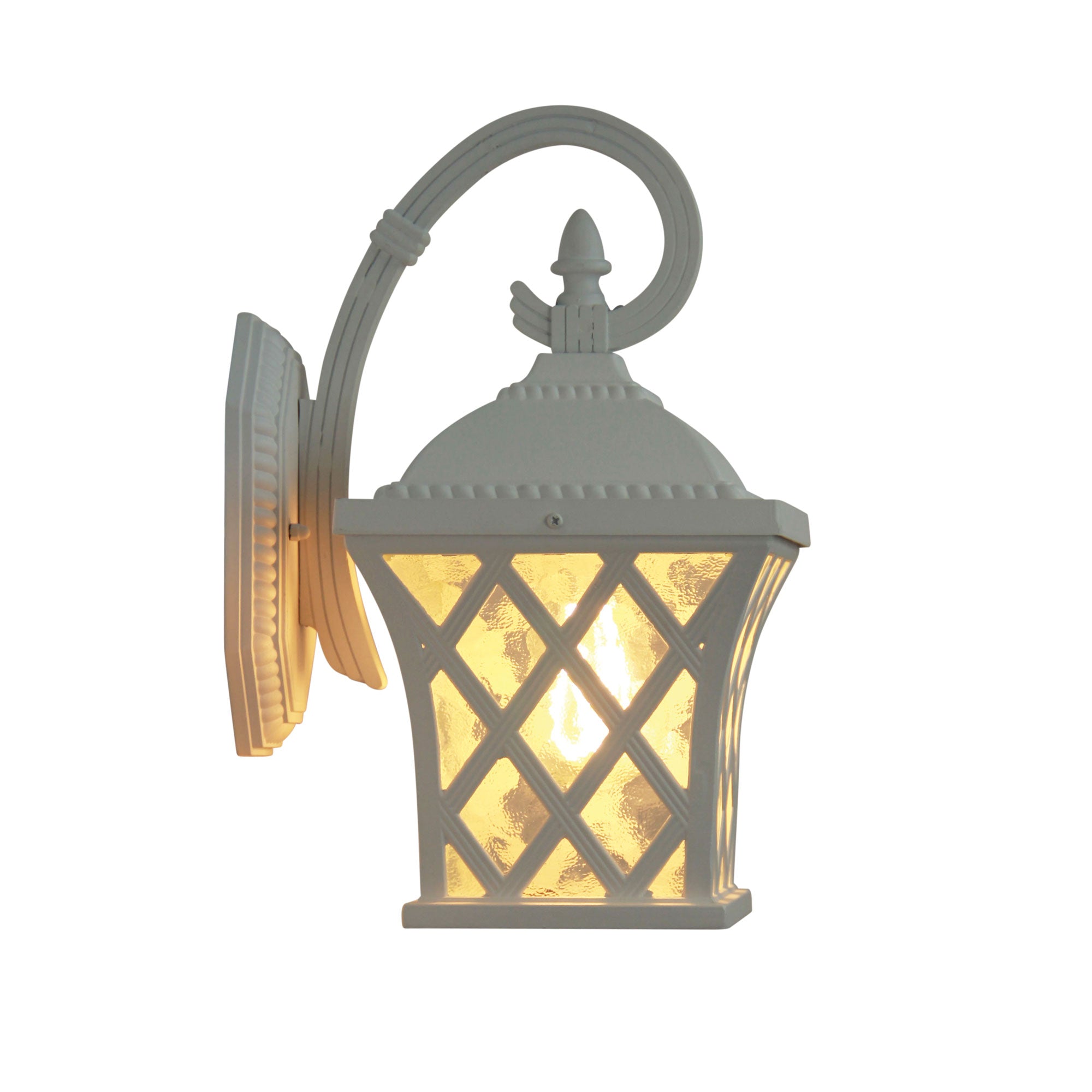 FAIRVIEW White Outdoor Coach Wall Light - OL7351WH