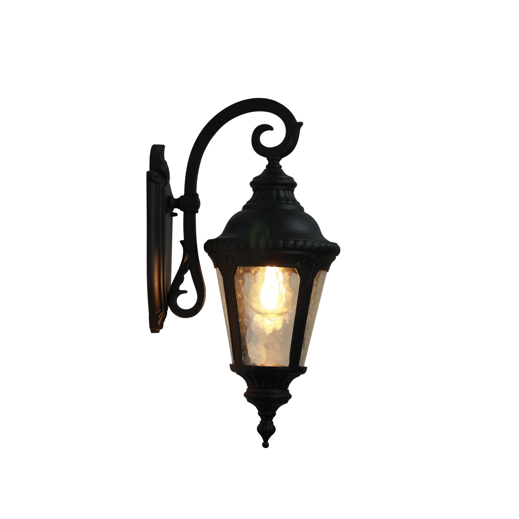 BRISTOL OUTDOOR WALL LIGHT DOWN BLACK - OL7361BK