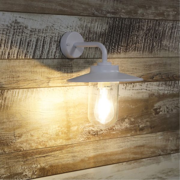 ANZIO OUTDOOR WALL LIGHT WHITE OL7643WH