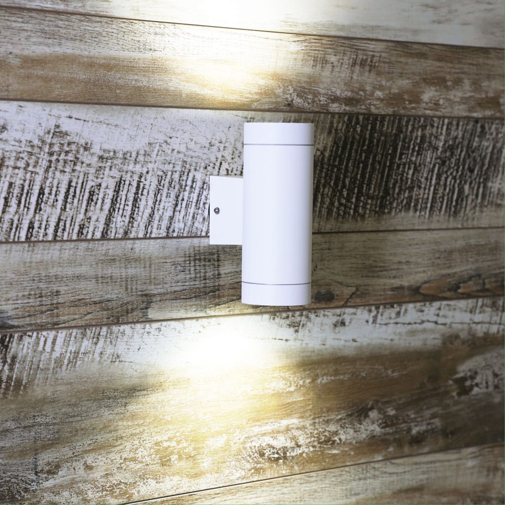 LATITUDE UP/DOWN OUTDOOR WALL LIGHT WHITE OL7798WH