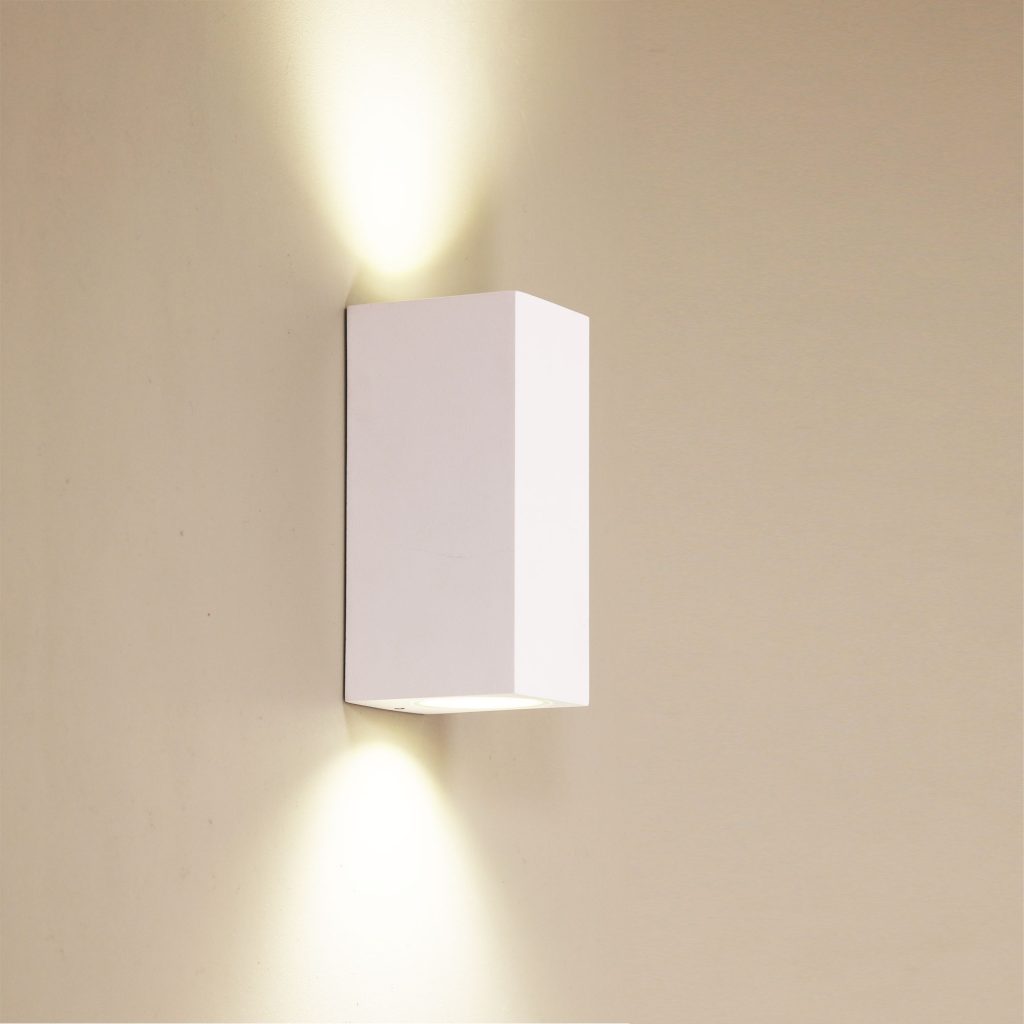 ATLAS 2 X GU10 SQUARE UP/DOWN WHITE OL7822WH