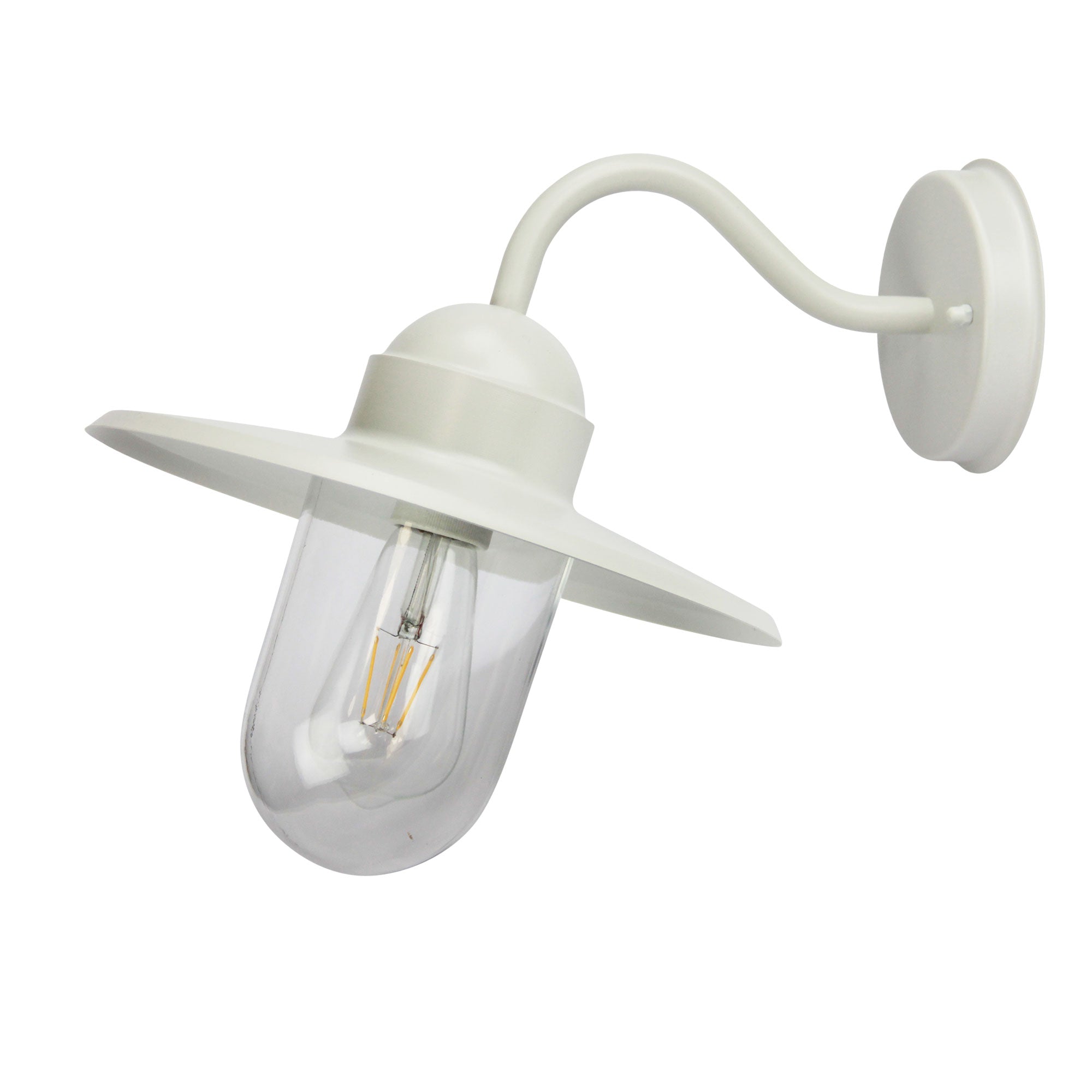 ALLEY OUTDOOR WALL LIGHT SANDY WHITE - OL7880WH