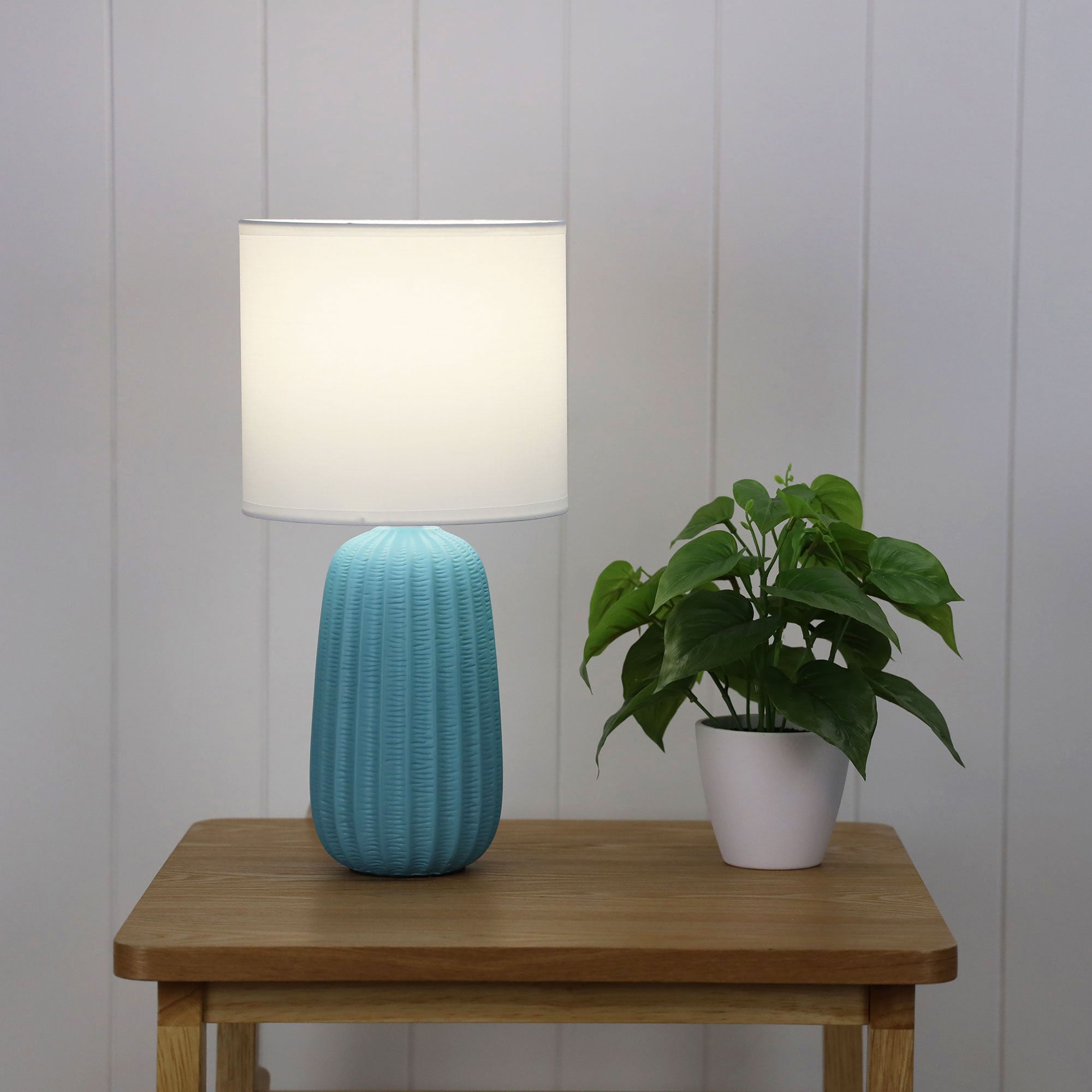 BENJY.20 COMPLETE TABLE LAMP BLUE - OL90110BL