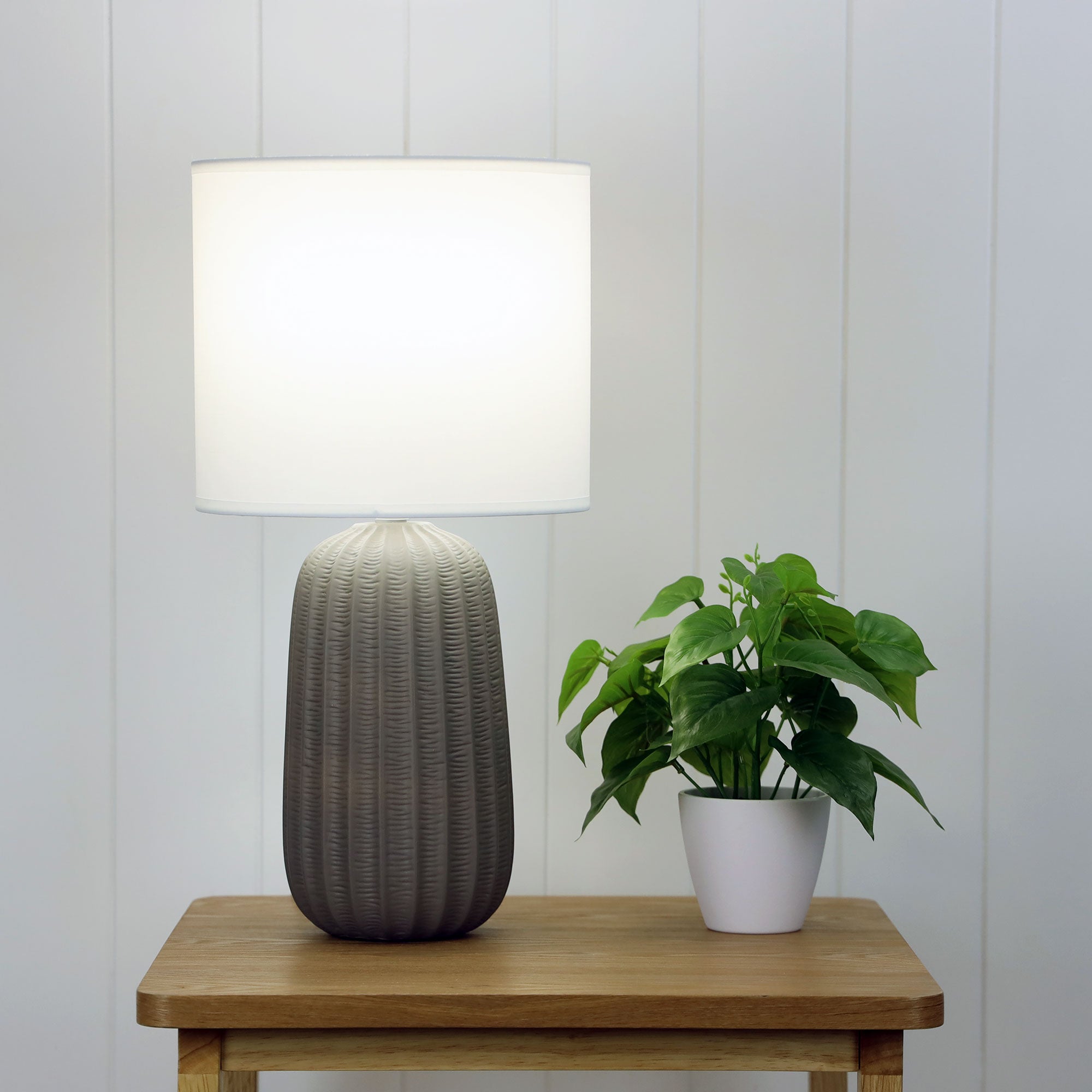 BENJY.25 COMPLETE TABLE LAMP TAUPE - OL90111TP