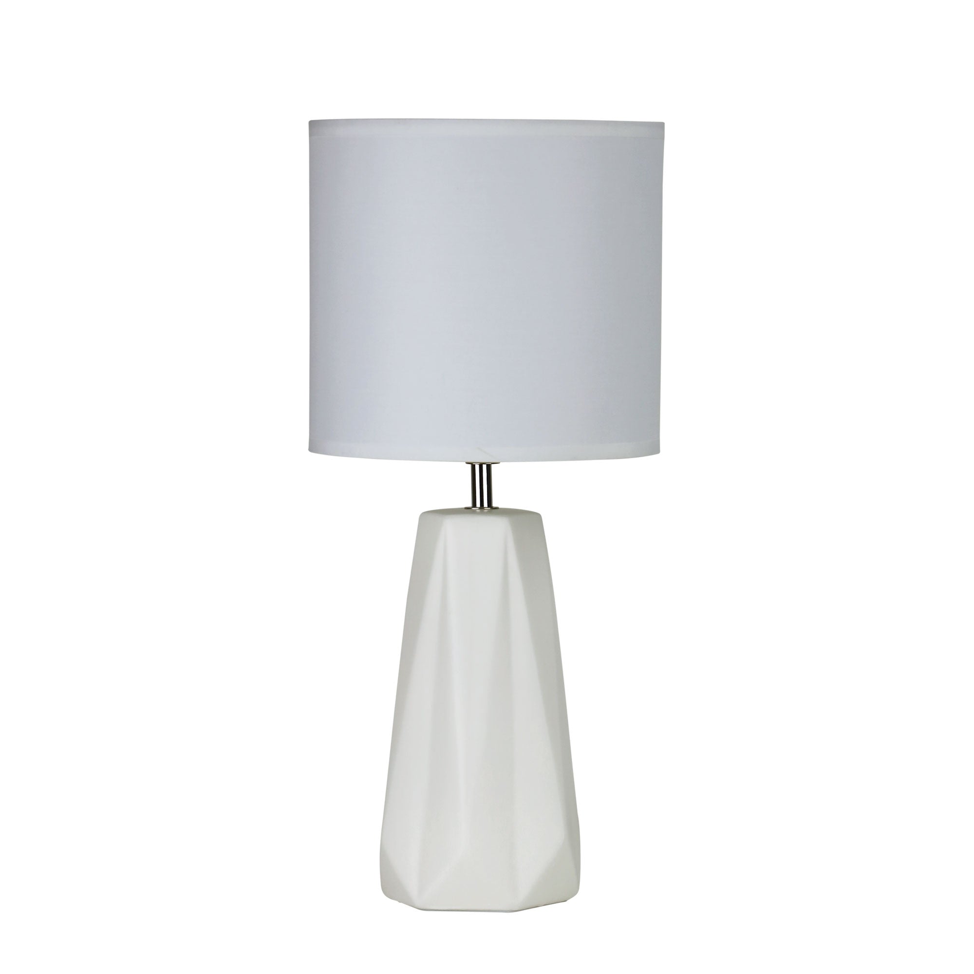 SHELLY COMPLETE TABLE LAMP WHITE - OL90115WH