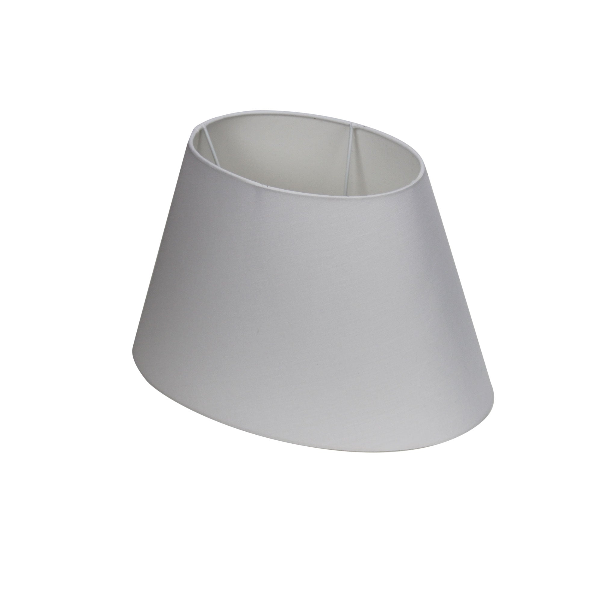 200-310-205 / 12" OVAL TAPER WHITE COTTON E27 - OL91840