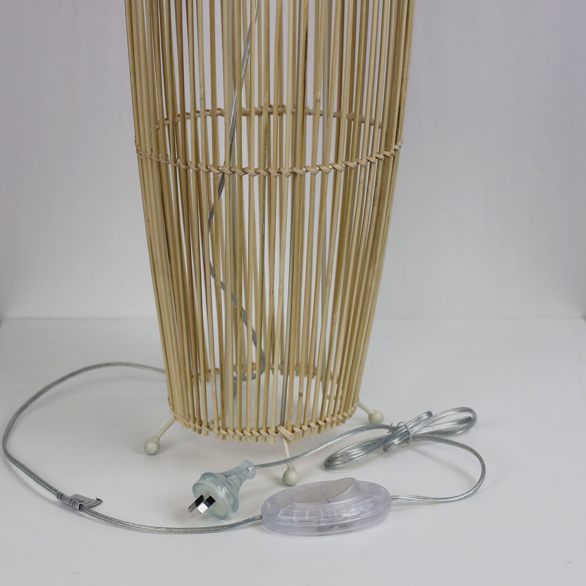 MATRAM NATURAL CANE FLOOR LAMP - OL93245