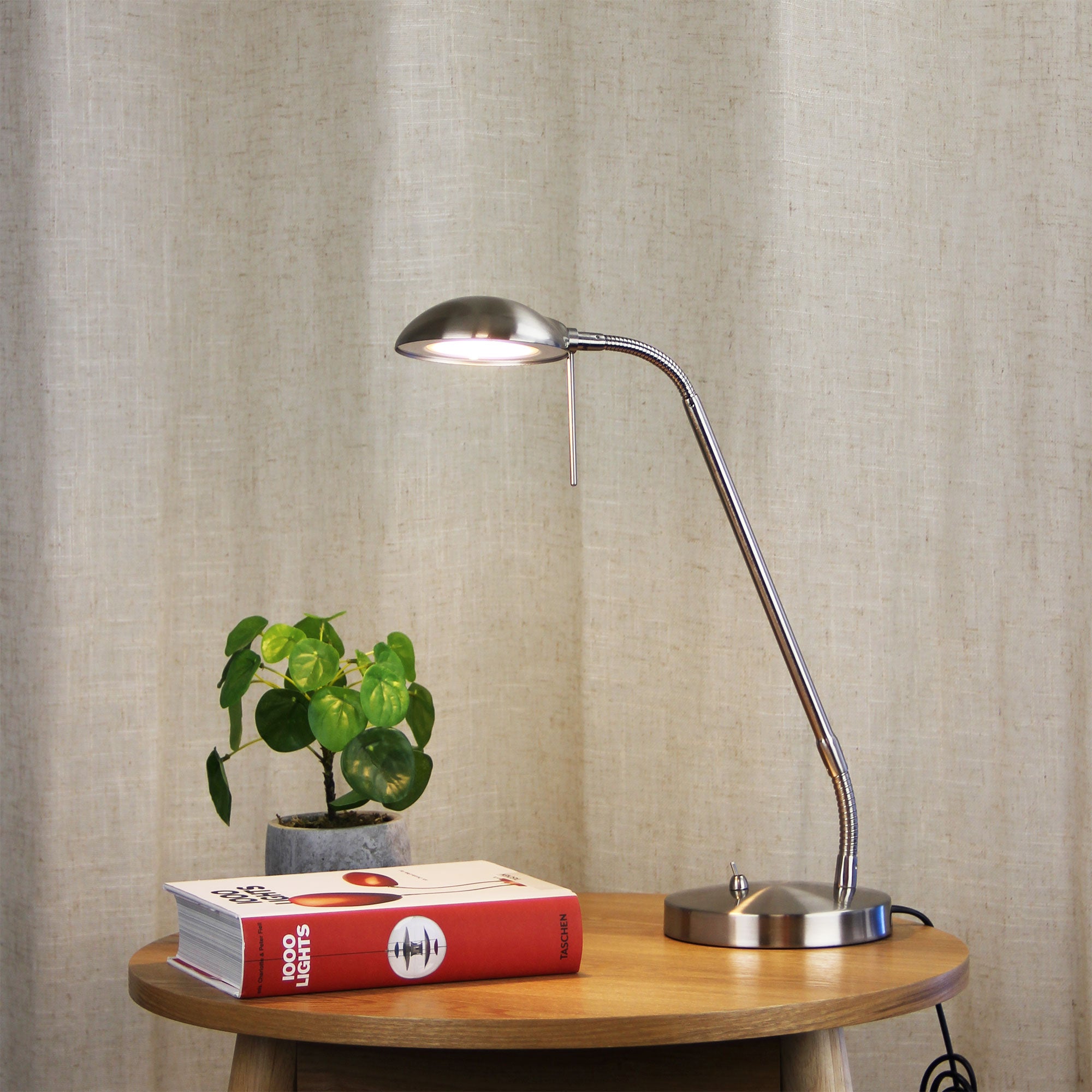 TIMO LED DESK LAMP BRUSHED CHROME - OL93921BC