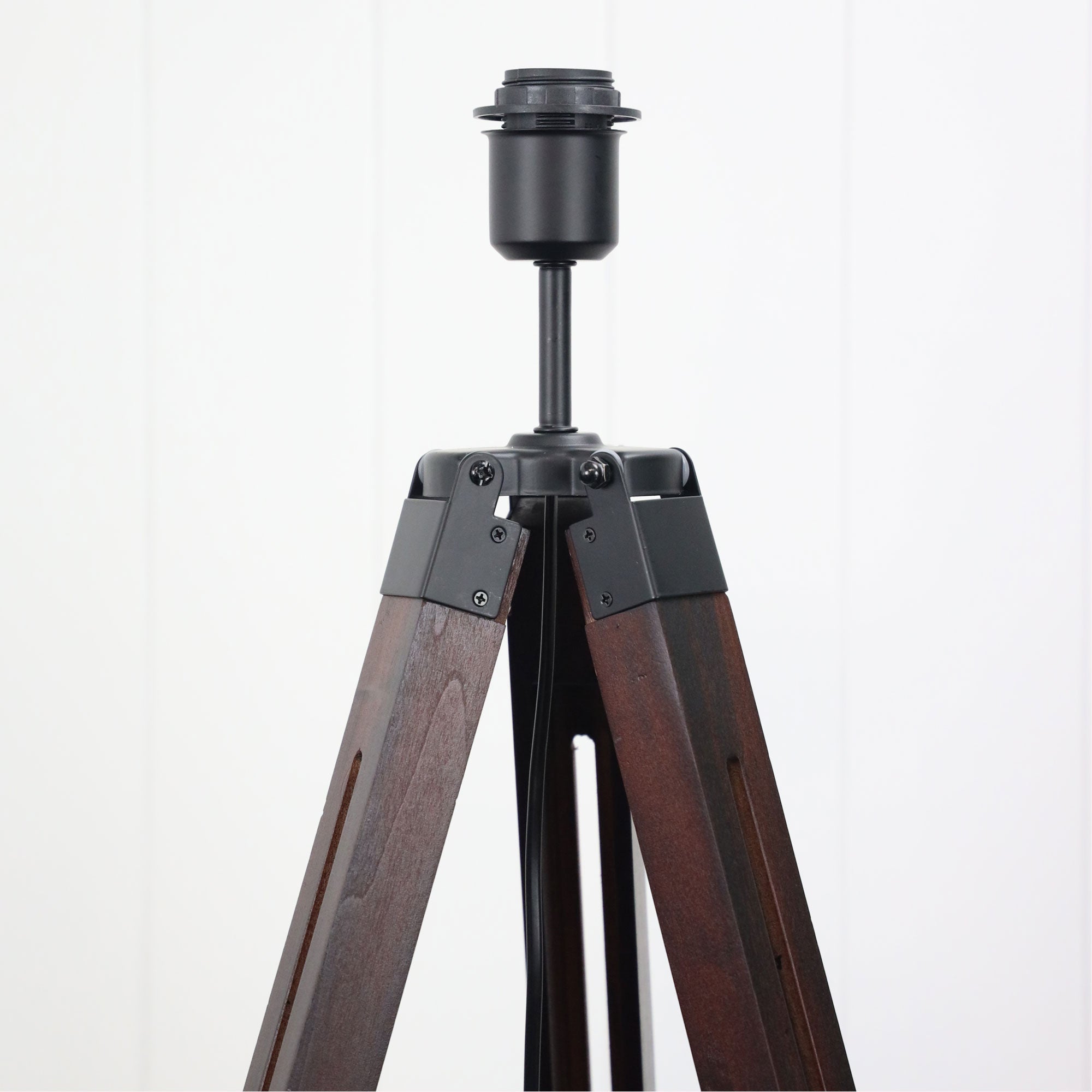 TREVI FLOOR LAMP BASE WALNUT E27 - OL97997WN