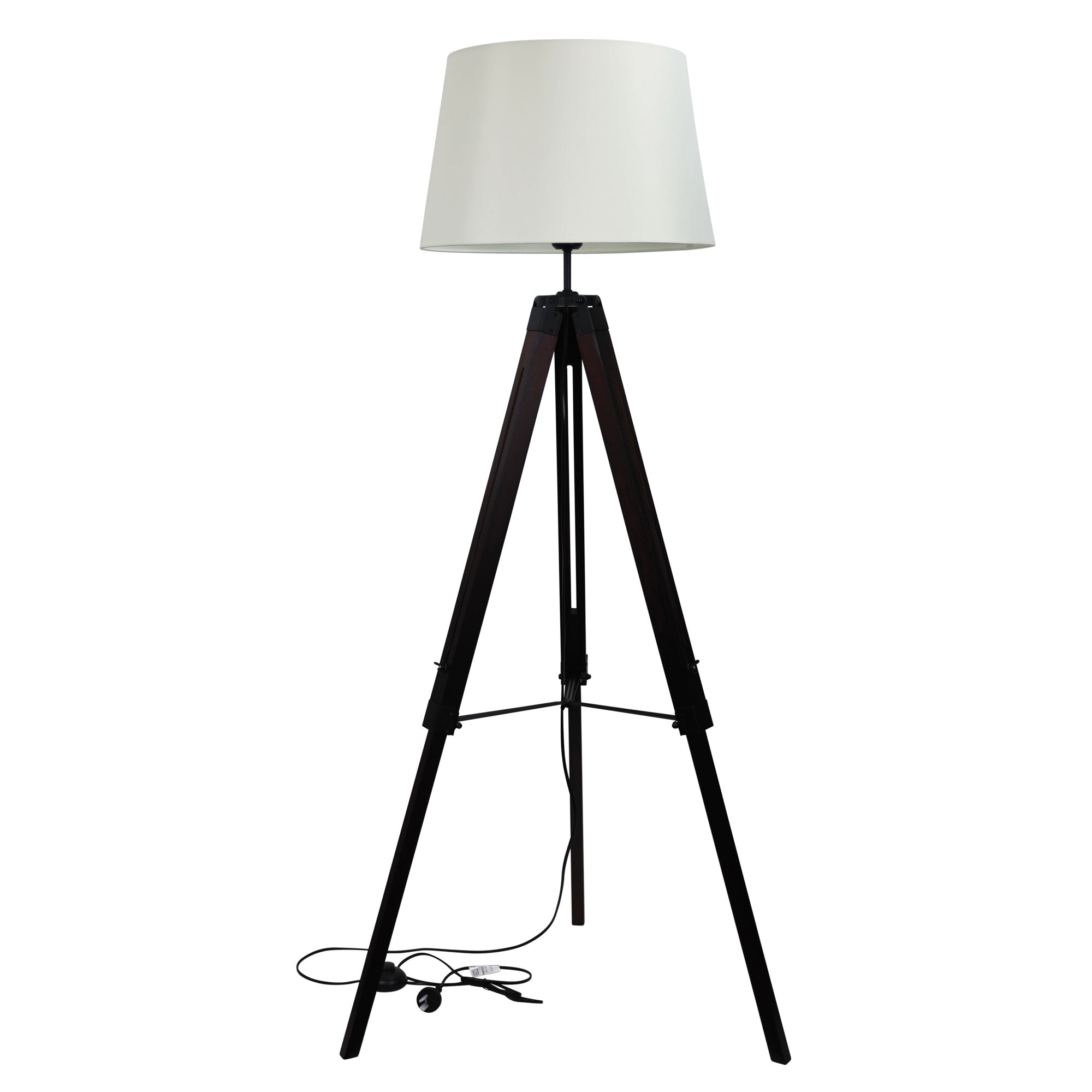TREVI FLOOR LAMP BASE WALNUT E27 - OL97997WN