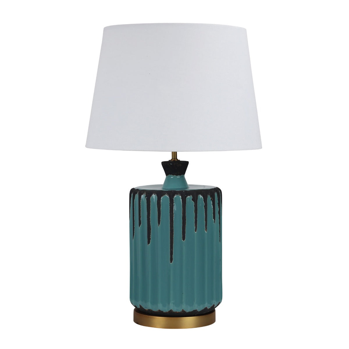 BANKERS LAMP ANTIQUE BRASS (switched)