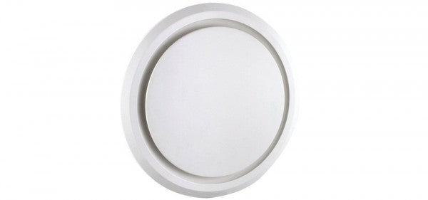 OLSON 200 UNIVERSAL- 240mm Cut-out, 125mm Outlet, Side Duct Exhaust Fan - Round White - OLSWURD