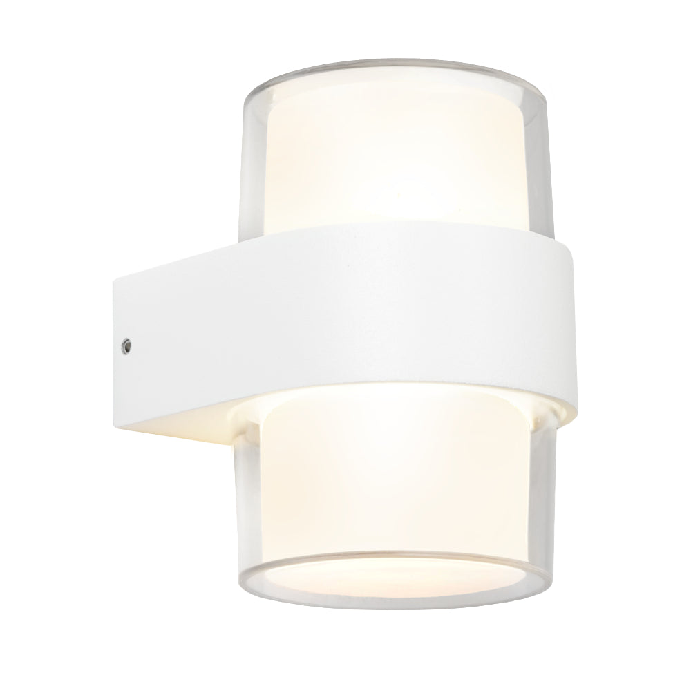 Otara Exterior Wall Light White - OTAR2EWHT