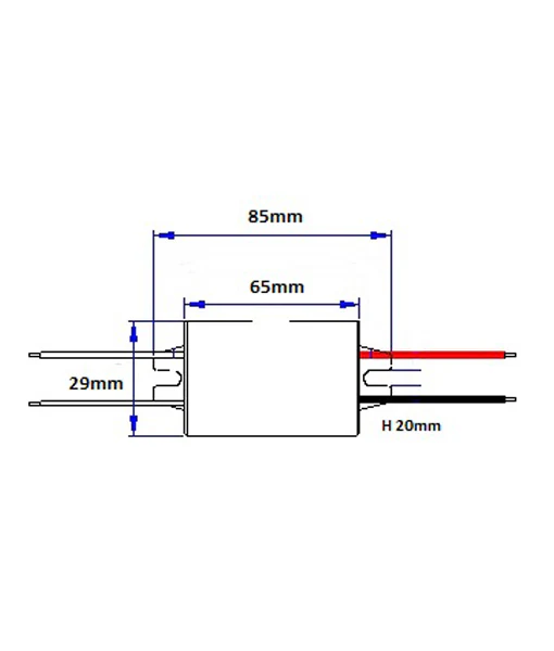 Cla Lighting LED DRIVER 24V DC C/VOLT 12W IP67 WP OTTER24V1