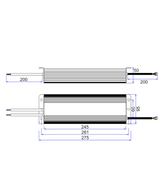 OTTER7 12V Waterproof Constant Voltage LED Driver 300W OTTER7